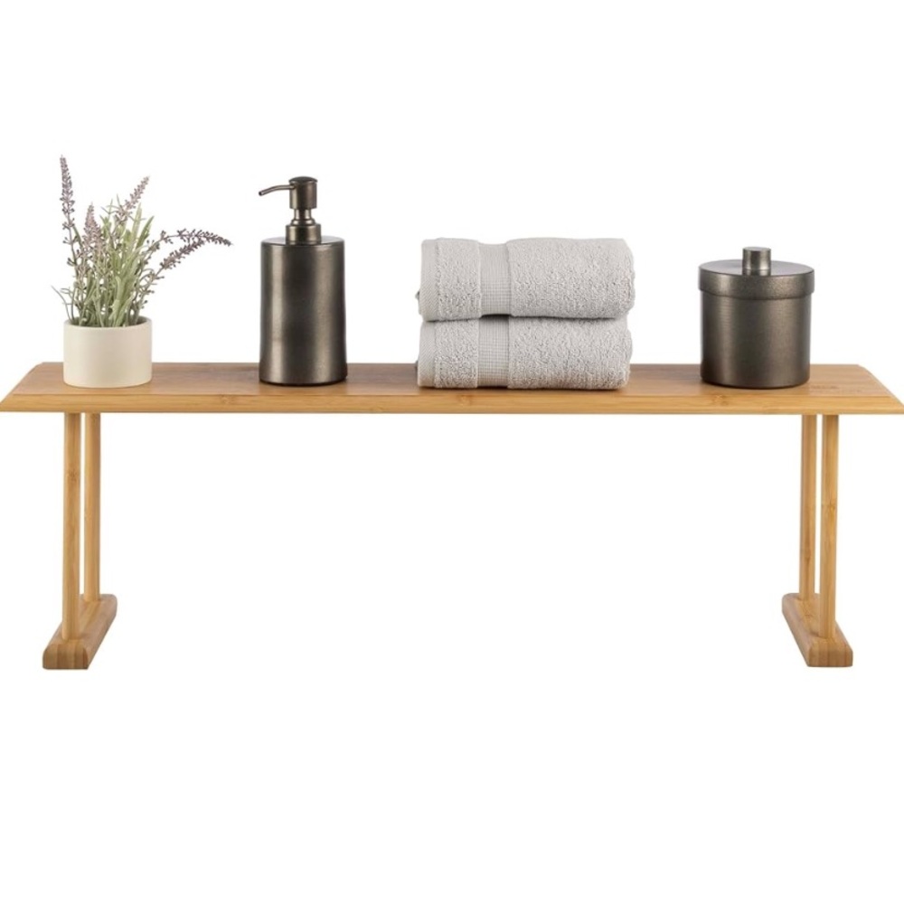 Bamboo Wood Over Sink Shelf/Organizer